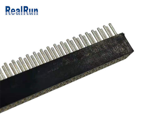 PPS LCP autour du laiton femelle H59-3 PA6T de polyester de Pin Header UL94V-0