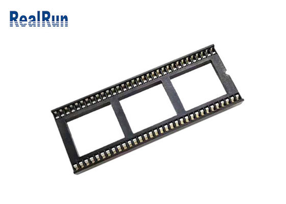 Bronze de phosphore de l'IMMERSION PBT UL94V-0 de connecteur de prise des textes de la carte PCB 64P 1.778mm IC