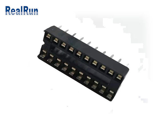 rangée de 7.62mm espaçant le connecteur de carte 1000VAC 14 Pin Header Connector 2.54mm IC