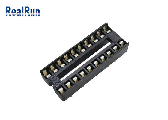 rangée de 7.62mm espaçant le connecteur de carte 1000VAC 14 Pin Header Connector 2.54mm IC
