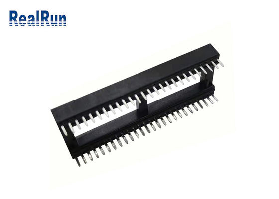 15,24 connecteur femelle d'en-tête de la prise UL94V-0 de la rangée PBT 52P IC