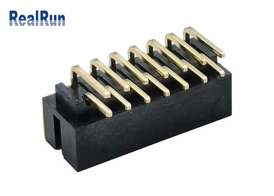 GV du connecteur 2.0*6.4-2*7P d'en-tête de boîte plaqué par or d'UL94V-0 PA6T