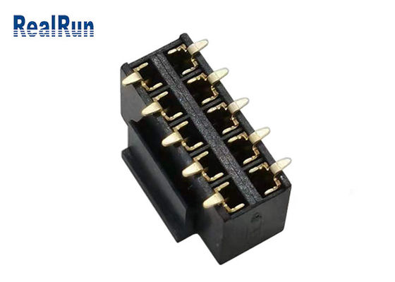 Pin femelle ISO9001 du connecteur H7.1 SMD 2×5 d'en-tête d'ohm de LCP PA6T 30m