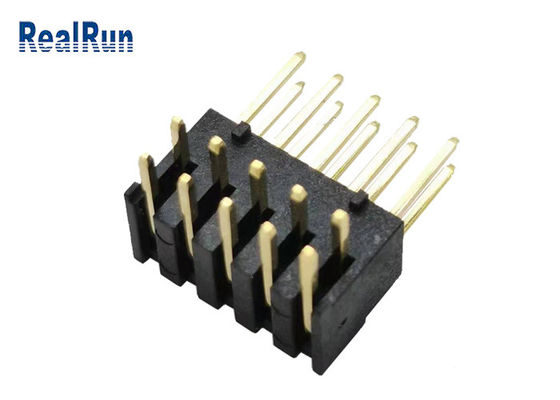 Conseil de Pin Header PA6T LCP de rangée de double d'ISO9001 10P PBT pour embarquer le connecteur