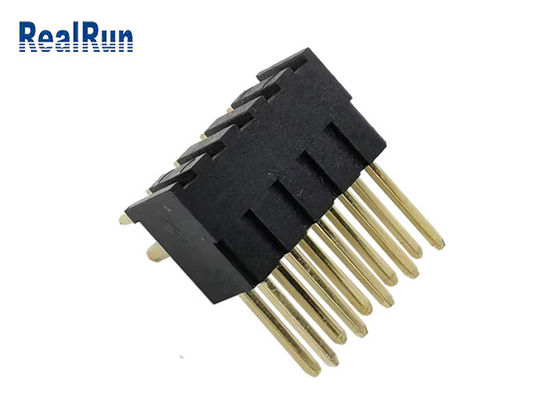 Conseil de Pin Header PA6T LCP de rangée de double d'ISO9001 10P PBT pour embarquer le connecteur