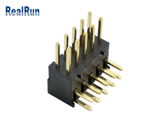 Conseil de Pin Header PA6T LCP de rangée de double d'ISO9001 10P PBT pour embarquer le connecteur