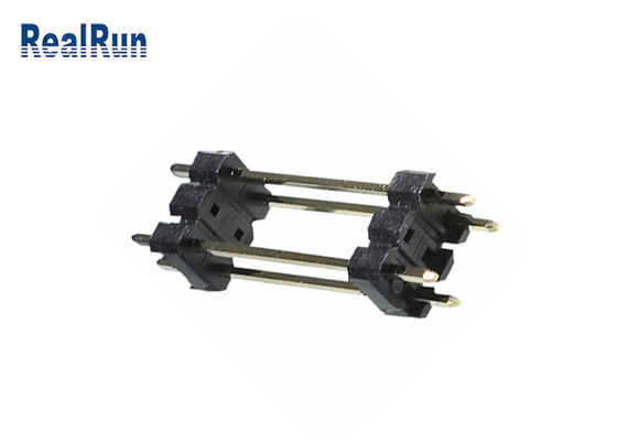 Immersion de Pin Header Connector 2.54mm de fibre de PA6T PBT LCP par le trou 0.75A