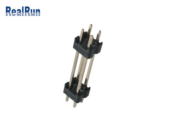 Soudez C.C 0.75A de mâle de carte PCB de dc 0,75 Pin Header Connector H2.5 4P de PA6T