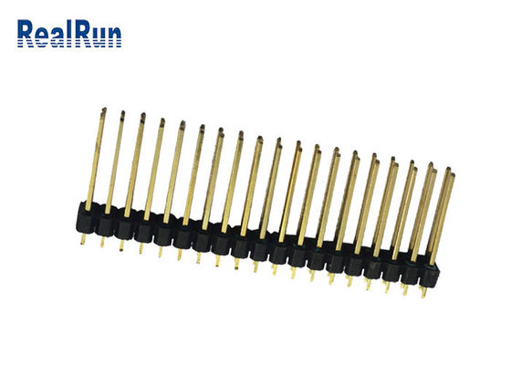 Minute de l'immersion 2*19P 500VAC/de carte PCB Pin Connector 2.54mm d'isolateur d'UL94V-0 PA6T