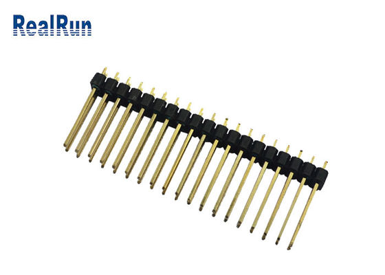 Minute de l'immersion 2*19P 500VAC/de carte PCB Pin Connector 2.54mm d'isolateur d'UL94V-0 PA6T