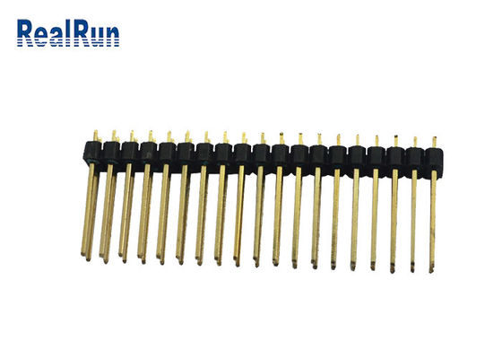 Minute de l'immersion 2*19P 500VAC/de carte PCB Pin Connector 2.54mm d'isolateur d'UL94V-0 PA6T