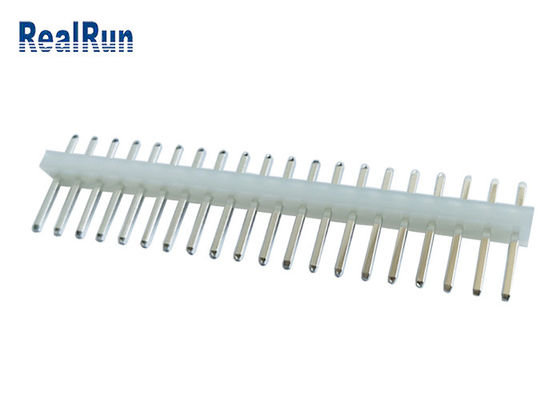 Le lancement droit en laiton 7A d'UL94V-0 LCP Pin Header 3.96mm a étamé le connecteur simple de rangée