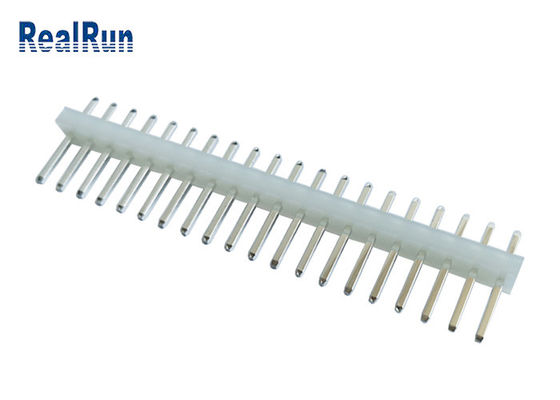 Le lancement droit en laiton 7A d'UL94V-0 LCP Pin Header 3.96mm a étamé le connecteur simple de rangée