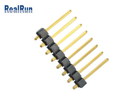 Or simple en laiton du connecteur UL94V-0 7A PA6T d'en-tête de rangée de LCP plaqué