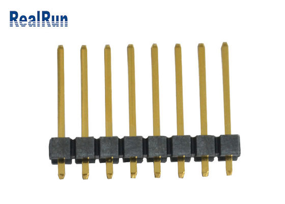 Or simple en laiton du connecteur UL94V-0 7A PA6T d'en-tête de rangée de LCP plaqué