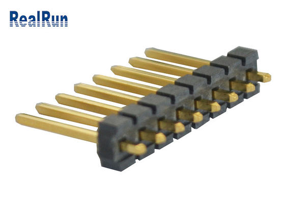 Or simple en laiton du connecteur UL94V-0 7A PA6T d'en-tête de rangée de LCP plaqué