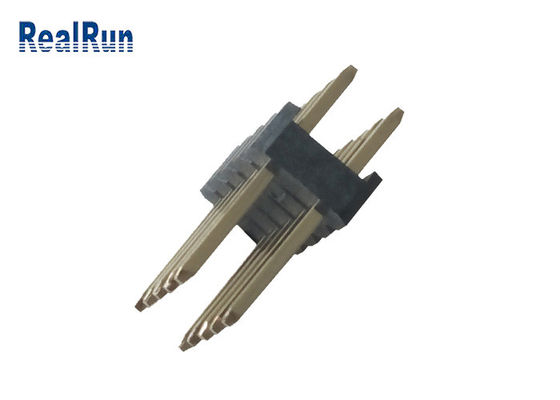 Double connecteur PA6T 2*5P Pin Header PBT LCP d'en-tête de rangée de 30% GF PH2.54