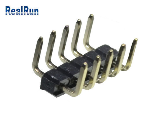 Type soudure de Pin Header Connector 2.54mm U de laiton de PBT de GV du terminal LCP