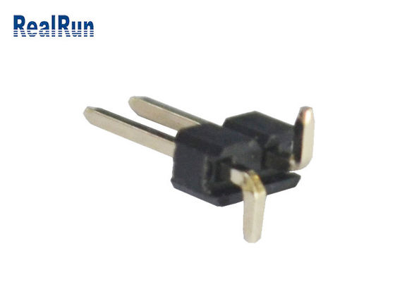 Au au-dessus de Ni SMT Pin Header Oxidation Resistance 2 Pin Single Row PA6T