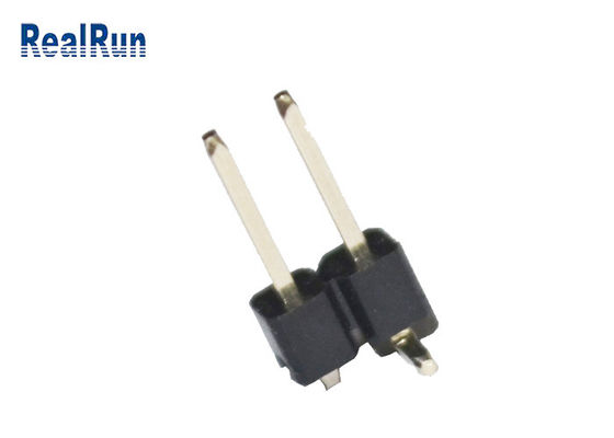 Au au-dessus de Ni SMT Pin Header Oxidation Resistance 2 Pin Single Row PA6T