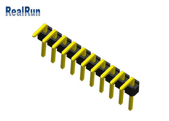 connecteur de carte PCB de rangée de Pin Header Connector PA6T un de mâle de 10P LCP PBT