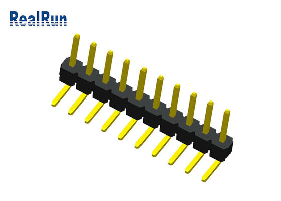 connecteur de carte PCB de rangée de Pin Header Connector PA6T un de mâle de 10P LCP PBT