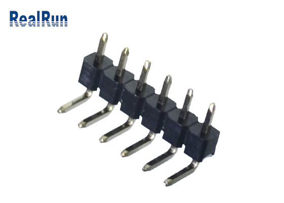 Le connecteur UL94V-0 de Tin Plating Nickel Pin Header soudent la rangée simple de VCD DVD