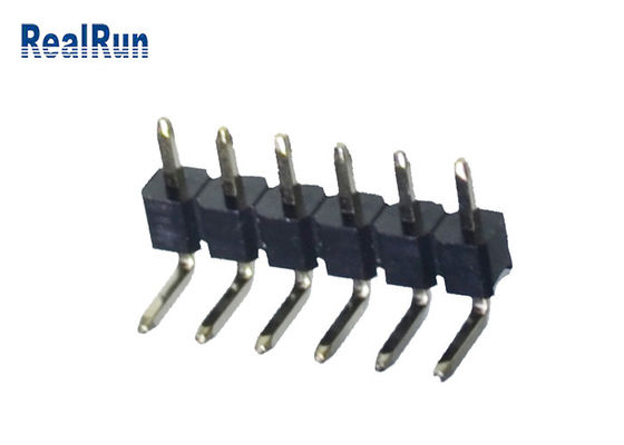 Le connecteur UL94V-0 de Tin Plating Nickel Pin Header soudent la rangée simple de VCD DVD