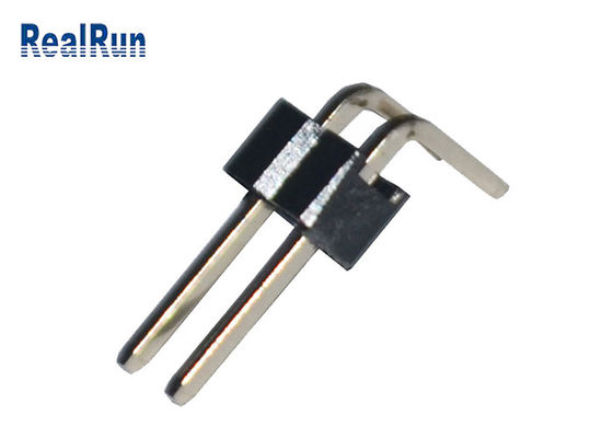 Rangée simple à angle droit de Pin Header PA6T H2.5mm de résistance à l'oxydation
