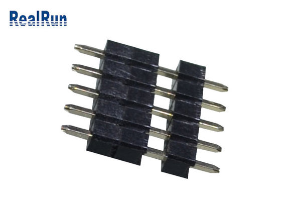 immersion droite Pin Header PBT LCP THT de carte PCB de 5P de connecteur en plastique en laiton de soudure