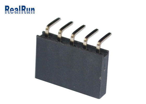 degré femelle en laiton 500VAC du connecteur 90 de l'en-tête 3.0A par le trou pour LCM LED