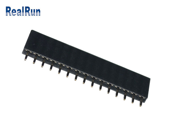 Lancement femelle du connecteur 15P 2.54mm d'en-tête de carte PCB d'immersion de PA6T directement pour VCD