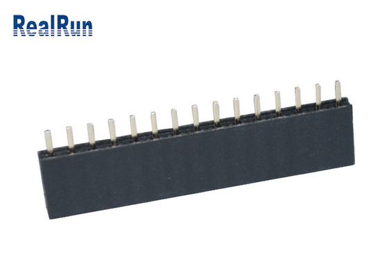 Lancement femelle du connecteur 15P 2.54mm d'en-tête de carte PCB d'immersion de PA6T directement pour VCD