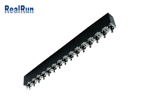 Le connecteur DC500V d'en-tête de LCP Smt plongent 1*15P de soudure Tin Plating PBT PA6T