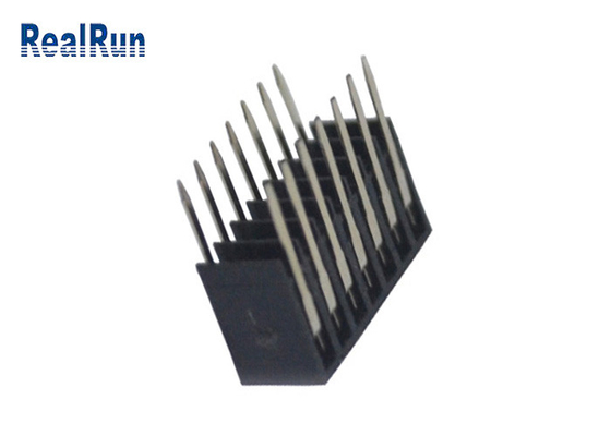 Rangée simple en laiton femelle 1×7P à angle droit du connecteur LCP d'en-tête de PA6T
