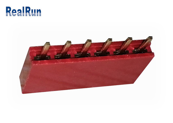 Laiton femelle de l'immersion LCP du connecteur DC500V 1×6P d'en-tête de PA6T PBT