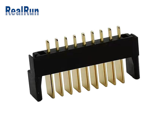 phosphore en nylon 500VAC plaqué par or en bronze de batterie 9P de support masculin de cellules