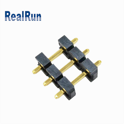 Connecteur L16.8 de Pin SQ1.14 de Pin Header Gold Plated 3 de double couche de PBT LCP