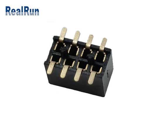 Or femelle 1u » UL94v-0 H4.3mm LCP du connecteur 2*4p de SMT d'en-tête de 500VAC PA6T