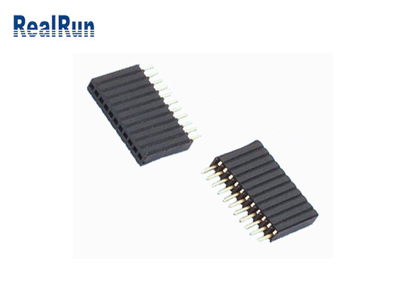 Connecteur femelle 1×11P d'en-tête de carte PCB du connecteur LCP PBT d'en-tête de 500VDC PA9T