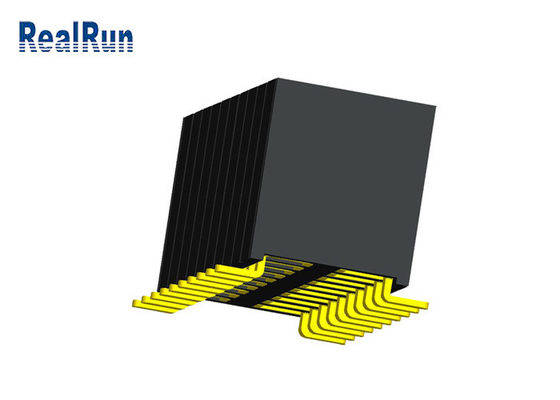 Au femelle 1μ » H5.7 du connecteur 20P PBT d'en-tête de PA6T LCP ignifuge
