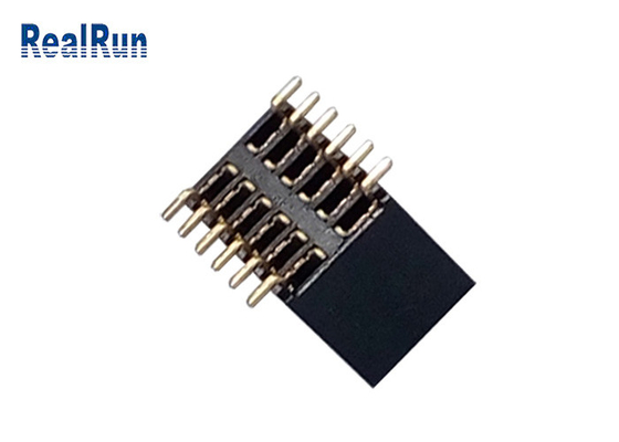Type femelle contact du lancement SMD du connecteur 1.27mm d'en-tête de PA6T d'en cuivre de phosphore