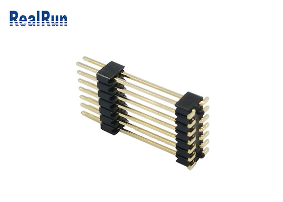 Or Tin Plating de connecteur de 19H de Pin Header Connector Dual de mâle de PA6T