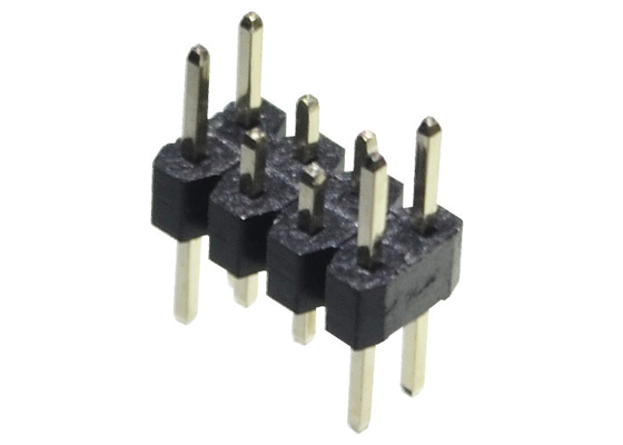 Double rangée 2,0 millimètre Pin Header 2*4P long Pin Short Pin Male Black droit