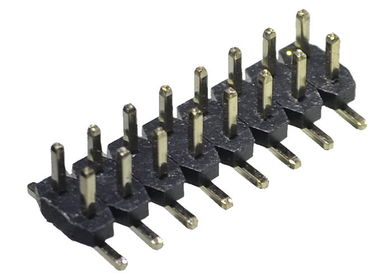 Type de SMT SMD 2,0 carte PCB de Tin Plated For de noir de l'en-tête 2*8P PA6T PA9T PBT de lancement de millimètre