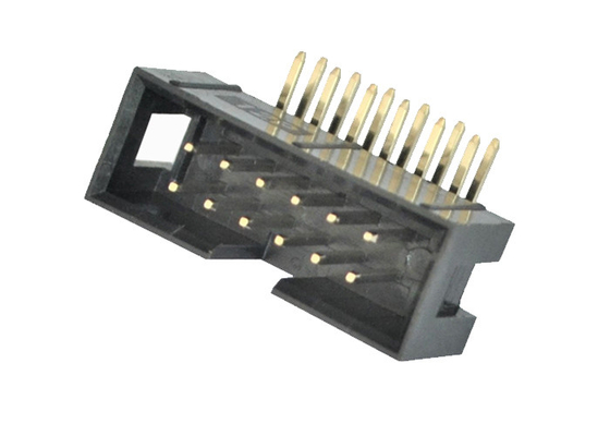 connecteur à angle droit de SMT de boîte d'en-tête de 2x6 IDC d'en-tête de lancement masculin du connecteur 2,54