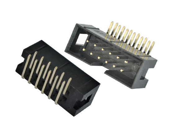 connecteur à angle droit de SMT de boîte d'en-tête de 2x6 IDC d'en-tête de lancement masculin du connecteur 2,54