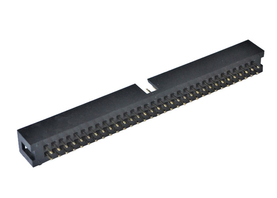 En-tête masculin droit de la carte PCB 2X32P d'instantané d'or du connecteur H9.0 d'en-tête de boîte de noir de PA6T