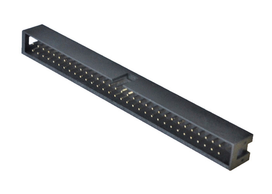 En-tête masculin droit de la carte PCB 2X32P d'instantané d'or du connecteur H9.0 d'en-tête de boîte de noir de PA6T