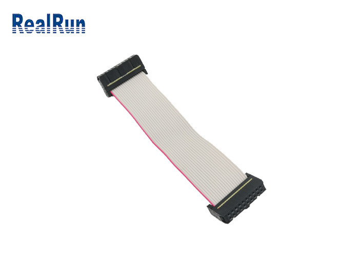 fil plat du câble plat 2x10P du ruban IDC de 2.54mm pour embarquer le connecteur femelle d'en-tête d'IDC
